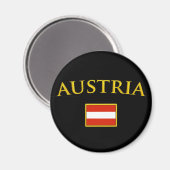 Golden Austria Magneet (Voorkant / Achterkant)