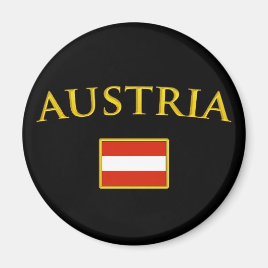 Golden Austria Magneet (Voorkant)