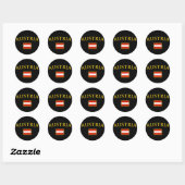 Golden Austria Ronde Sticker (Vel)