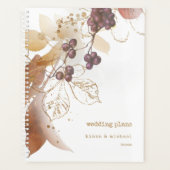 Golden Autumn Berries Wedding Plans ID655 Planner (Voorkant)