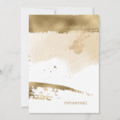 Golden Autumn Berry Wedding Rehearsal Dinner ID655 Kaart (Achterkant)