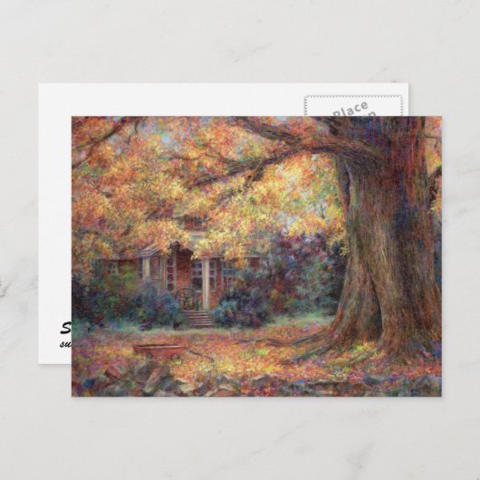 Golden Autumn Briefkaart (Voorkant / Achterkant)