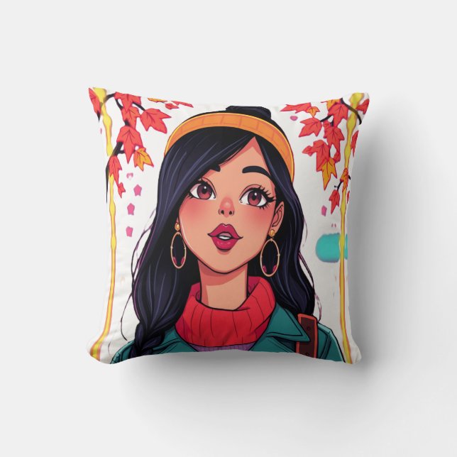 ✨ Golden Autumn Dream ✨ Kussen (Voorkant)