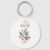 Golden Autumn Elegance Sleutelhanger (Voorkant)