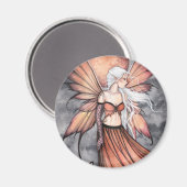 Golden Autumn Fairy Magneet (Voorkant / Achterkant)