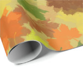 Golden Autumn Fall Leaves Cadeaupapier (Rol Hoek)