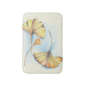 Golden Autumn Ginkgo Leaves Badmat (Voorkant Verticaal)