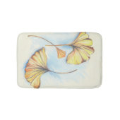 Golden Autumn Ginkgo Leaves Badmat (Voorkant)