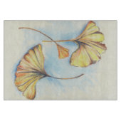 Golden Autumn Ginkgo Leaves Snijplank (Voorkant)