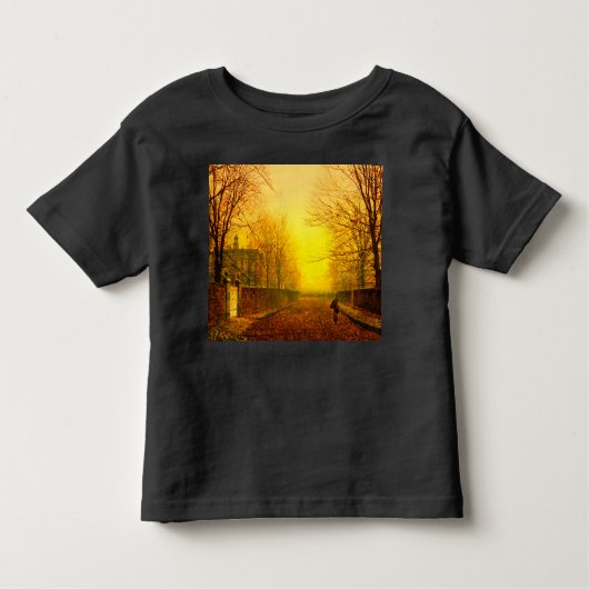 Golden Autumn John Atkinson Grimshaw Kinder Shirts (Voorkant)