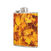 Golden Autumn Leaf Heupfles (Links)