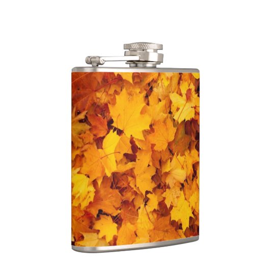 Golden Autumn Leaf Heupfles (Rechts)