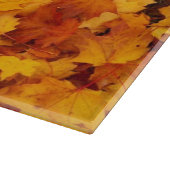 Golden Autumn Leaf Snijplank (Hoek)