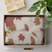 Golden Autumn lekt op aangepaste Cream Color Tissuepapier (Geschenk)