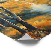 Golden Autumn Retreat Poster (Hoek)