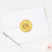 Golden Autumn Ronde Sticker (Envelop)