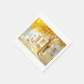 Golden Autumn Serenity Servet (Hoek)