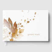 Golden Autumn Splash Wedding ID655 Gastenboek (Voorkant)