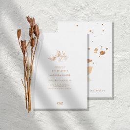 Golden Autumn Splash Wedding ID655 Kaart
