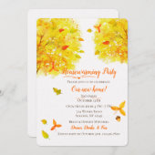 Golden Autumn Uitnodiging (Voorkant / Achterkant)