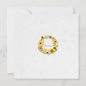 Golden Autumn Uitnodiging (Achterkant)