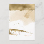 Golden Autumn Wedding Berries Details ID655 Informatiekaartje (Achterkant)