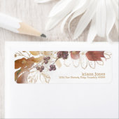 Golden Autumn Wedding Berries ID655 Etiket (Insitu)