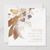 Golden Autumn Wedding Berries ID655 Kaart (Voorkant)
