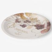 Golden Autumn Wedding Berries ID655 Papieren Bordje (Gekanteld)