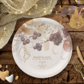 Golden Autumn Wedding Berries ID655 Papieren Bordje