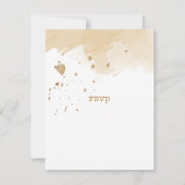 Golden Autumn Wedding Berries ID655 RSVP Kaartje (Achterkant)