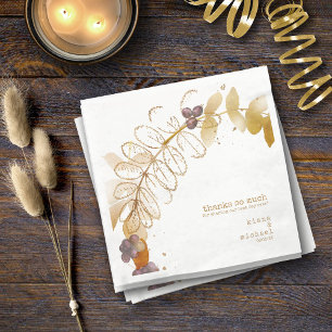 Golden Autumn Wedding Berries ID655 Servet