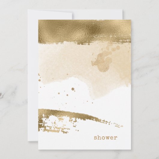 Golden Autumn Wedding Vrijgezellenfeest ID655 Kaart (Achterkant)