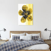 Golden Autumnal Floral Abstract Canvas Afdruk (Insitu (Slaapkamer))