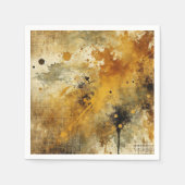 Golden Autumnal Harvest Distressed Ink Decoupage Servet (Voorkant)