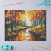 Golden Autumn's Embrace Herfst Forest Decoupage Tissuepapier (Craft)