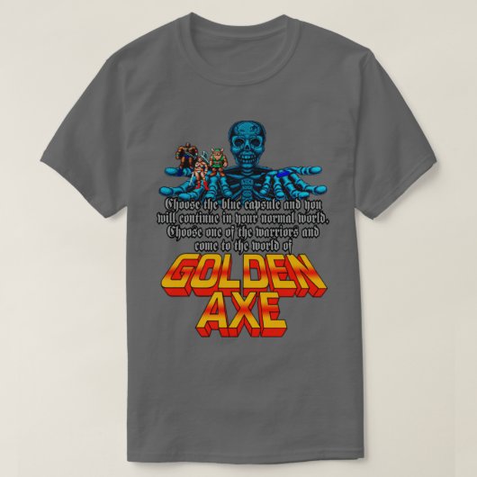 Golden ax capsule t-shirt (Design voorkant)