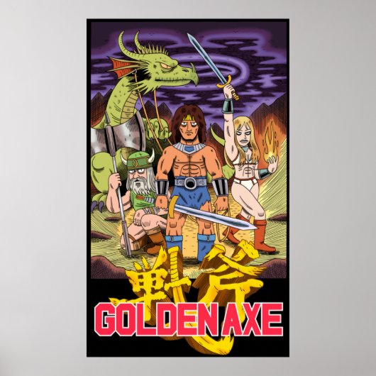 GOLDEN AX POSTER (Voorkant)