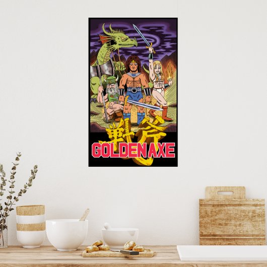 GOLDEN AX POSTER (Keuken)