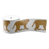 Golden Baboon Monkey Art Grosgrain Lint (Spoel)