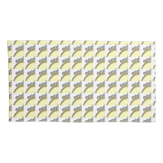 Golden Baby Foot Kussensloop (Achterkant-Rechts)