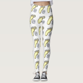 Golden Baby Foot Leggings