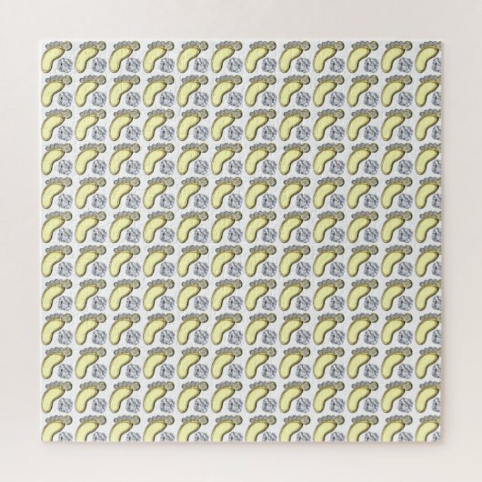 Golden Baby Foot Legpuzzel (Verticaal)