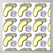 Golden Baby Foot Poster (Voorkant)