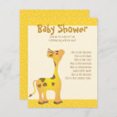 Golden Baby Giraffe Kaart (Voorkant / Achterkant)