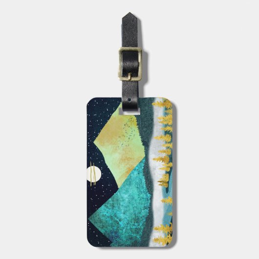 Golden Bagagelabel (Voorkant verticaal)