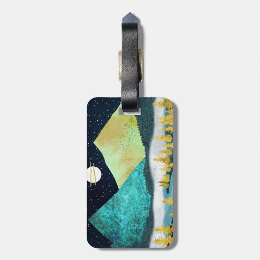 Golden Bagagelabel (Achterkant verticaal)