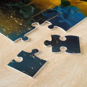 Golden Bald Eagle 3D digitaal meesterwerk van AJZ Legpuzzel (Zijkant)