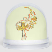 Golden Ballerina Sneeuwbol (Voorkant)