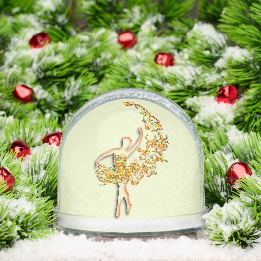 Golden Ballerina Sneeuwbol (Kerstmis)